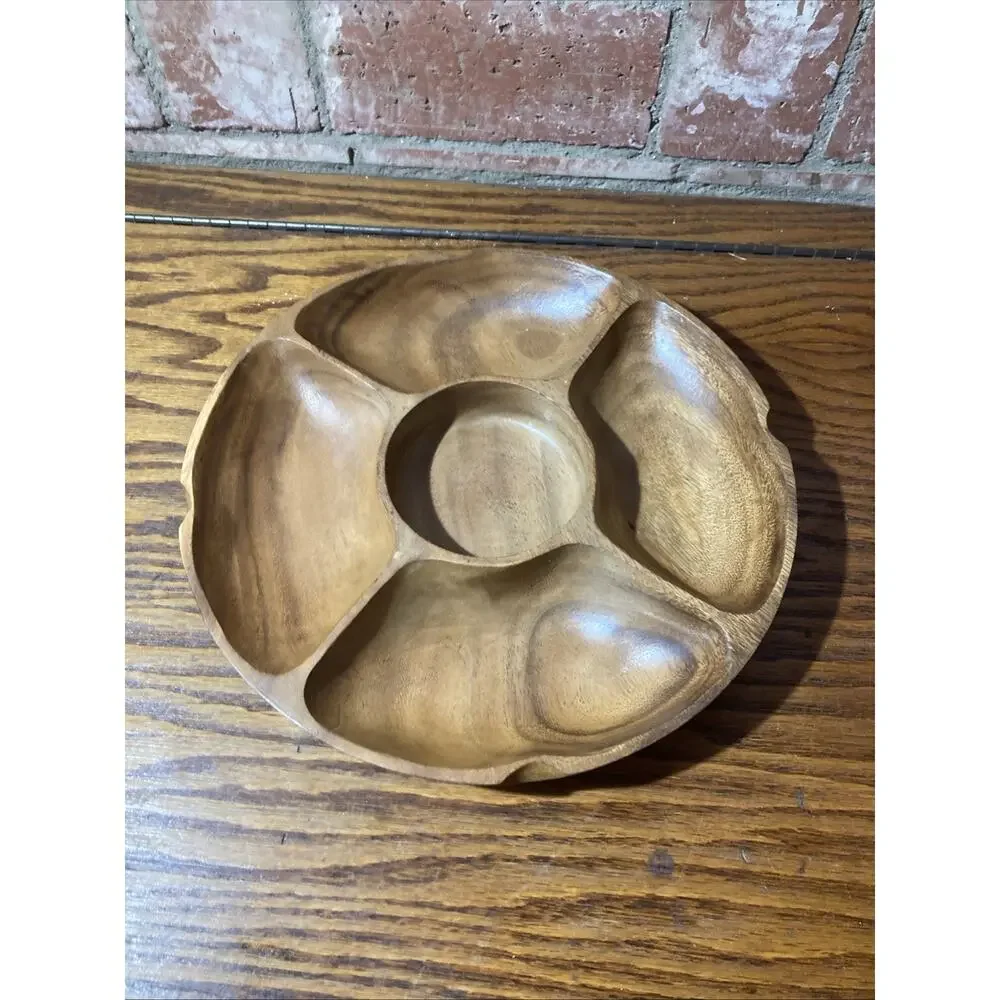 Mountainwoods Chip and Dip Tray, Acacia Wood